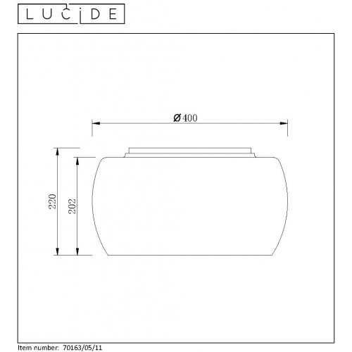 LUCIDE PEARL Ceiling Light H21 D40cm 5xG9/4W Chrome, stropní svítidlo - obrázek