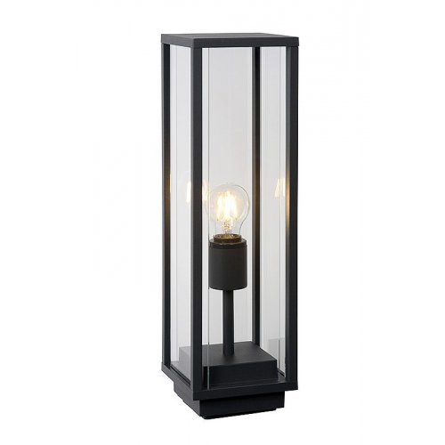 LUCIDE CLAIRE Bollard IP54 1xE27 Max15W L14cm Black, venkovní svítidlo - obrázek