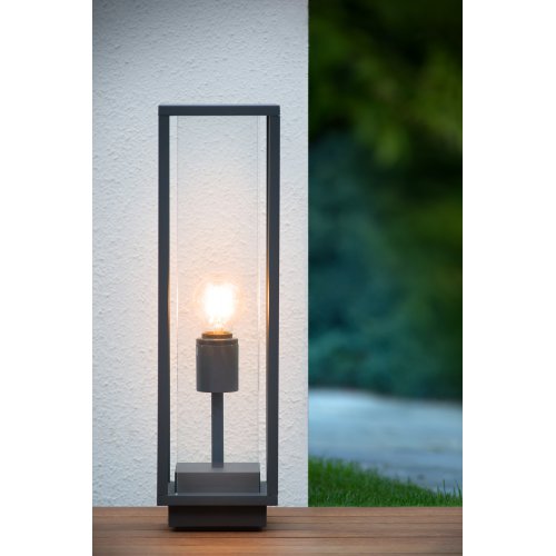 LUCIDE CLAIRE Bollard IP54 1xE27 Max15W L14cm Black, venkovní svítidlo - obrázek