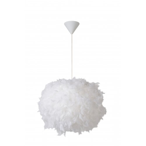 LUCIDE GOOSY SOFT Pendant E27 50cm White, závěsné svítidlo, lustr - obrázek