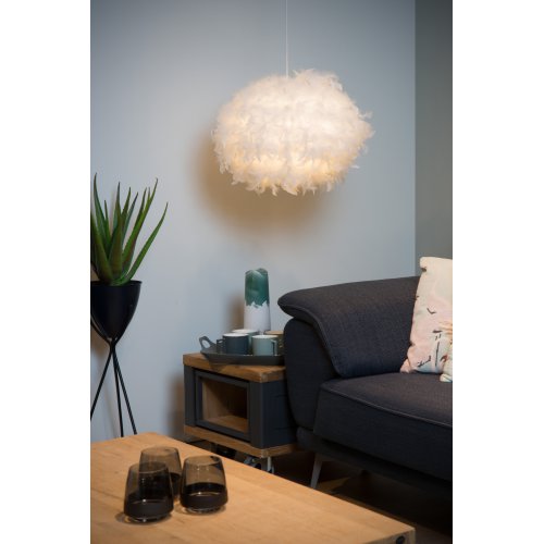 LUCIDE GOOSY SOFT Pendant E27 50cm White, závěsné svítidlo, lustr - obrázek