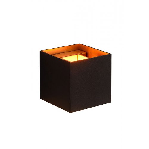 LUCIDE XIO Wall Light Square G9/4W 2700K Black, nástěnné svítidlo - obrázek