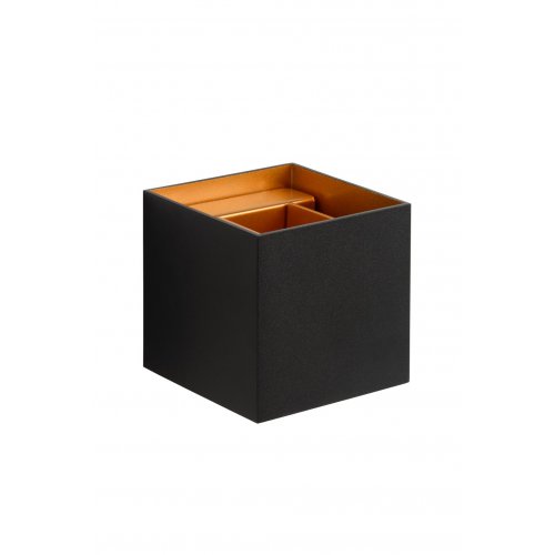 LUCIDE XIO Wall Light Square G9/4W 2700K Black, nástěnné svítidlo - obrázek