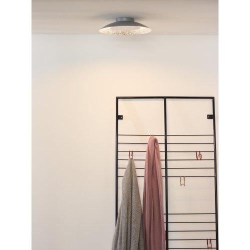 LUCIDE FOSKAL Ceiling Light LED 6W D34,5cm Silver, stropní svítidlo - obrázek