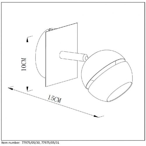 LUCIDE BINARI Spot LED 5W L10 W14.5 H13cm White, bodové svítidlo, bodovka - obrázek