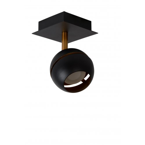 LUCIDE BINARI Spot LED 5W L10 W14.5 H13cm Black, bodové svítidlo, bodovka - obrázek