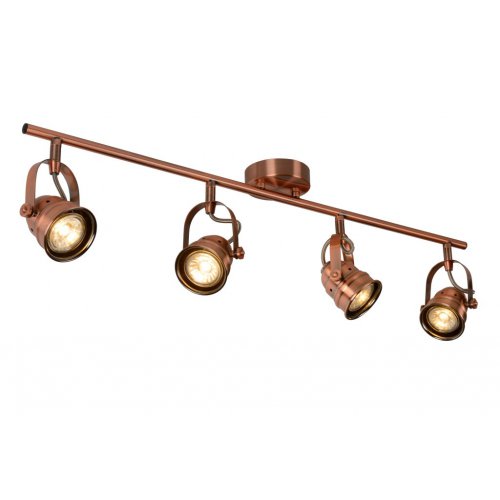 LUCIDE CIGAL Spot LED 4xGU10/5W 2700K Red Copper, bodové svítidlo, bodovka - obrázek