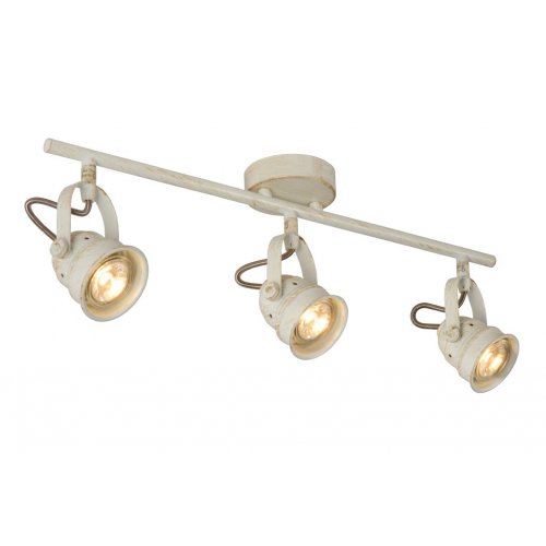 LUCIDE CIGAL Spot LED 3xGU10/5W  2700K Antique White, bodové svítidlo, bodovka - obrázek