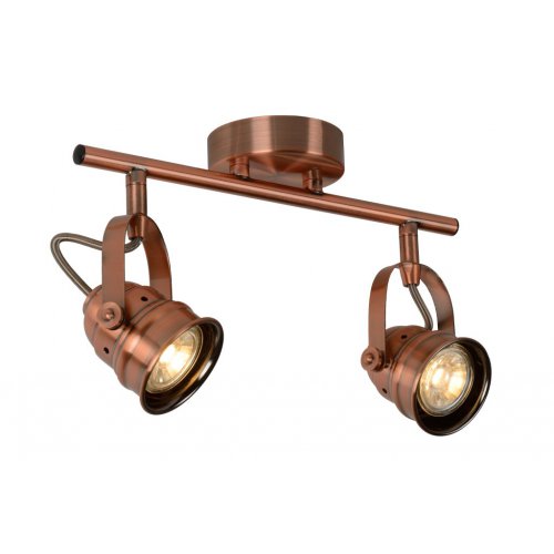 LUCIDE CIGAL Spot LED 2xGU10/5W 2700K Red Copper, bodové svítidlo, bodovka - obrázek
