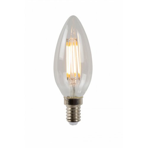 LUCIDE Bulb C37 Filament Dimm E14 4W Transparent, žárovka, zářivka - obrázek