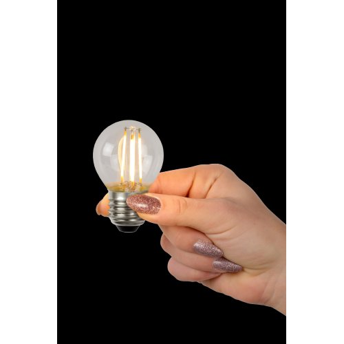 LUCIDE Bulb G45 Filament Dimmable E27 4W 2700K Transparent, žárovka, zářivka - obrázek