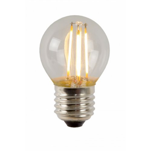 LUCIDE Bulb G45 Filament Dimmable E27 4W 2700K Transparent, žárovka, zářivka