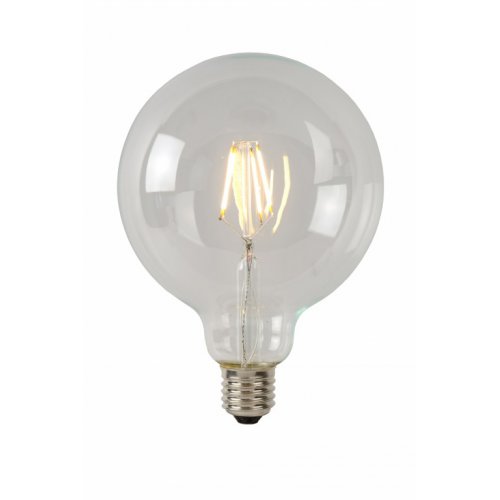LUCIDE Bulb LED G125 Filament E27/5W 500LM 2700K Transparent, žárovka, zářivka