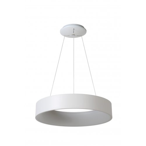 LUCIDE TALOWE LED Pendant D60cm 42W 3000K White, závěsné svítidlo, lustr - obrázek