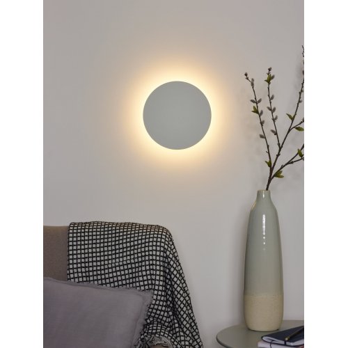 LUCIDE EKLYPS LED Wall Light D25cm 8W 480LM White, nástěnné svítidlo - obrázek