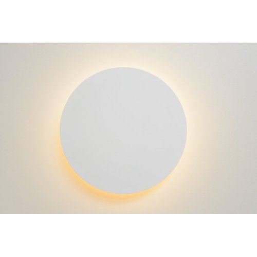 LUCIDE EKLYPS LED Wall Light D25cm 8W 480LM White, nástěnné svítidlo - obrázek