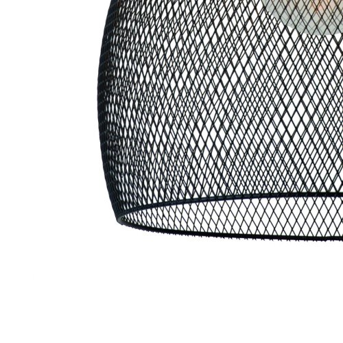 LUCIDE MESH Pendant E27 D28cm H 32cm Black, závěsné svítidlo, lustr - obrázek