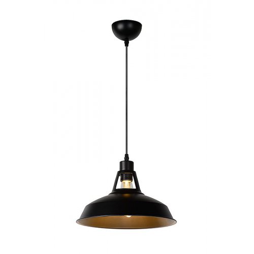 LUCIDE BRASSY-BIS Pendant E27 D31cm Black, závěsné svítidlo, lustr - obrázek