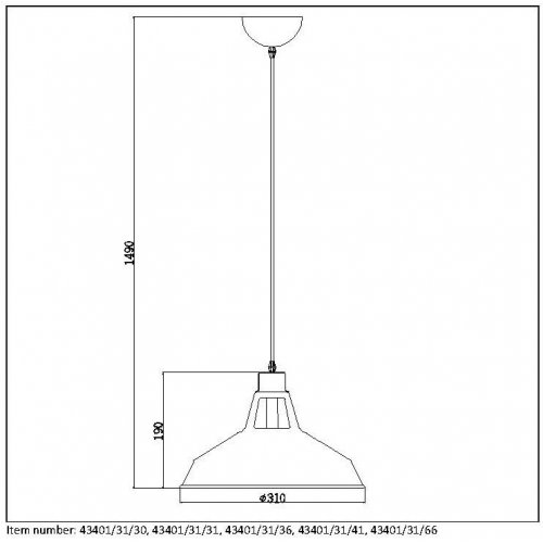 LUCIDE BRASSY-BIS Pendant E27 D31cm Black, závěsné svítidlo, lustr - obrázek