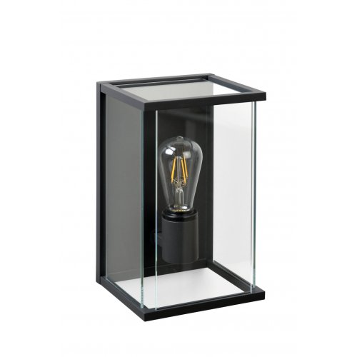 LUCIDE CLAIRE Wall Light LED IP54 E27 Black, venkovní svítidlo - obrázek