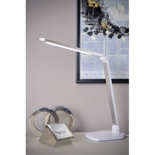 LUCIDE VARIO Desk Lamp 8W 2700-6500K 420LM White, stolní lampa - obrázek