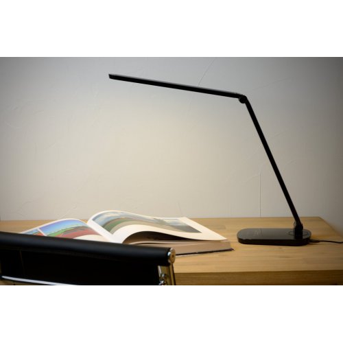 LUCIDE VARIO Desk Lamp 8W 2700-6500K 420LM Black, stolní lampa - obrázek