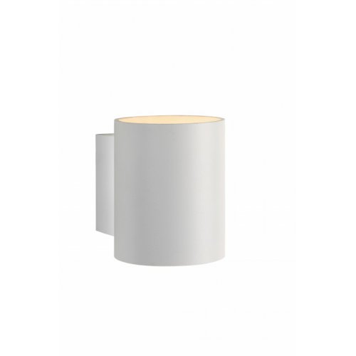 LUCIDE XERA Wall Light Round 1xG9 D8 H10 W10cm White, nástěnné svítidlo - obrázek