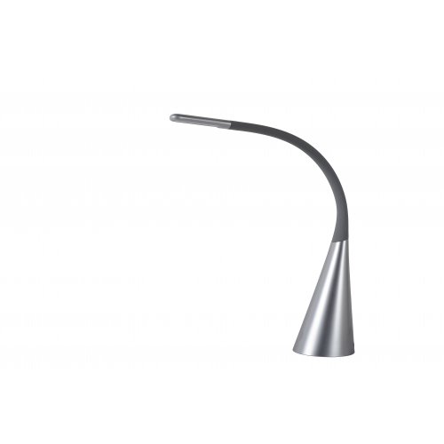 LUCIDE GOOSY LED Desk Lamp 4W 3000K 430LM Silver, stolní lampa - obrázek