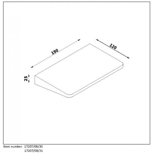 LUCIDE BORO Wall Light LED 8W 2700K White, nástěnné svítidlo - obrázek