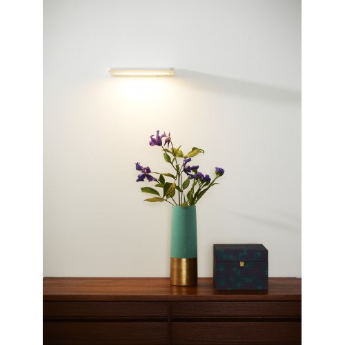 LUCIDE BORO Wall Light LED 8W 2700K White, nástěnné svítidlo - obrázek