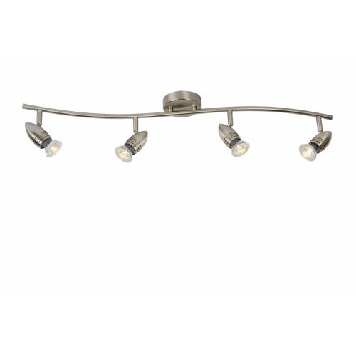 LUCIDE CARO-LED Spot Bow 4xGU10/5W Satin Chrome, bodové svítidlo, bodovka - obrázek
