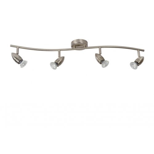 LUCIDE CARO-LED Spot Bow 4xGU10/5W Satin Chrome, bodové svítidlo, bodovka - obrázek