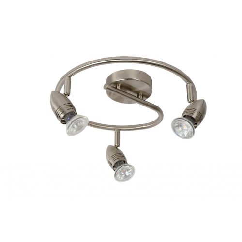LUCIDE CARO-LED Spot Bow 3xGU10/5W Satin Chrome, bodové svítidlo, bodovka - obrázek