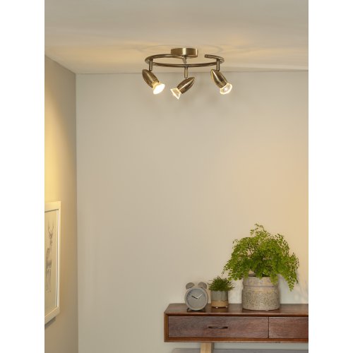 LUCIDE CARO-LED Spot Bow 3xGU10/5W Bronze, bodové svítidlo, bodovka - obrázek