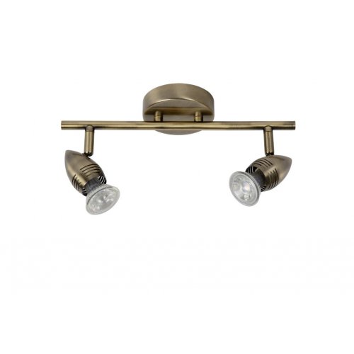 LUCIDE CARO-LED Wall Spot 2xGU10/5W L32 H12.5 Bronze, bodové svítidlo, bodovka - obrázek