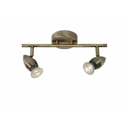 LUCIDE CARO-LED Wall Spot 2xGU10/5W L32 H12.5 Bronze, bodové svítidlo, bodovka