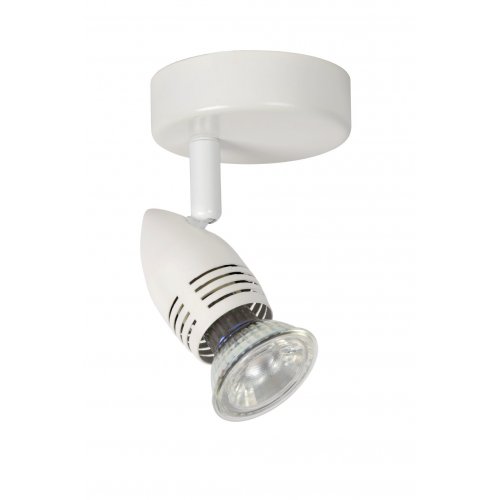 LUCIDE CARO-LED Wall Spot 1xGU10/5W D8.5 H10.5 White, bodové svítidlo, bodovka - obrázek