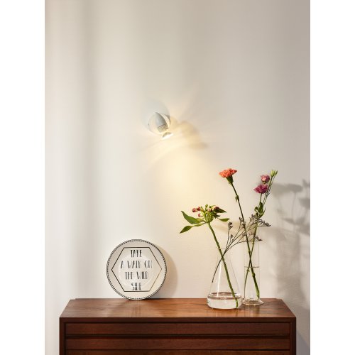 LUCIDE CARO-LED Wall Spot 1xGU10/5W D8.5 H10.5 Bronze, bodové svítidlo, bodovka - obrázek