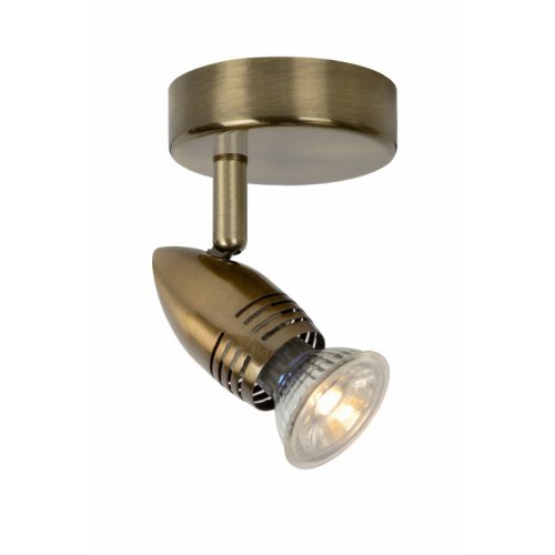 LUCIDE CARO-LED Wall Spot 1xGU10/5W D8.5 H10.5 Bronze, bodové svítidlo, bodovka