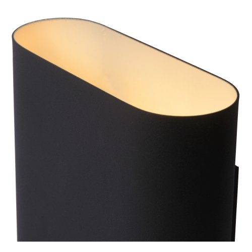 LUCIDE OVALIS Wall Light 2xE14/9W Black, nástěnné svítidlo - obrázek