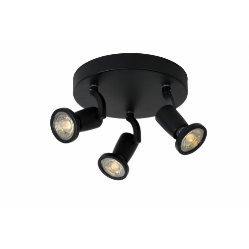LUCIDE JASTER LED Spot 3xGU10/5W 320LM Black, bodové svítidlo, bodovka - obrázek