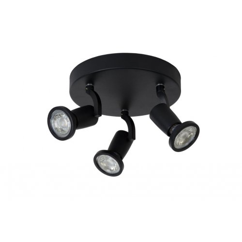 LUCIDE JASTER LED Spot 3xGU10/5W 320LM Black, bodové svítidlo, bodovka - obrázek