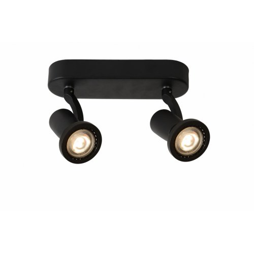 LUCIDE JASTER LED Spot 2xGU10/5W 320LM Black, bodové svítidlo, bodovka - obrázek