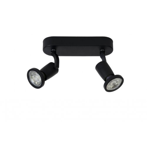 LUCIDE JASTER LED Spot 2xGU10/5W 320LM Black, bodové svítidlo, bodovka - obrázek