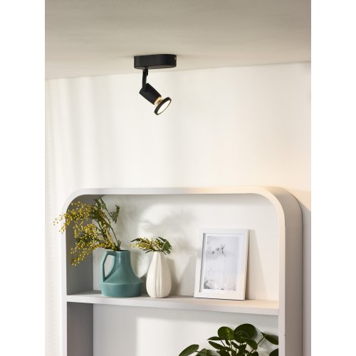 LUCIDE JASTER LED Spot GU10/5W 320LM Black, bodové svítidlo, bodovka - obrázek