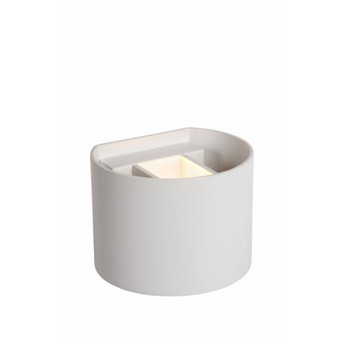 LUCIDE XIO Wall Light Round G9/4W 2700K White, nástěnné svítidlo