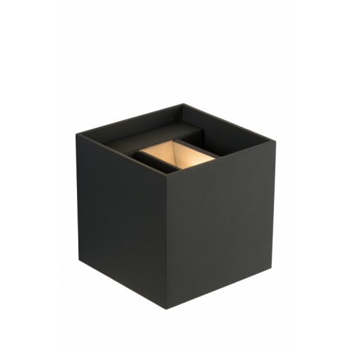 LUCIDE XIO Wall Light Square G9/4W 2700K Grey, nástěnné svítidlo - obrázek