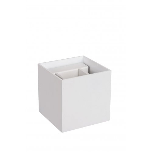 LUCIDE XIO Wall Light Square G9/4W 2700K White, nástěnné svítidlo - obrázek