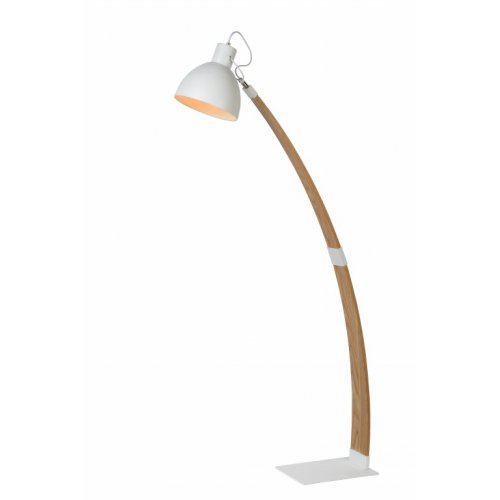 LUCIDE CURF Floor Lamp E27/60W White, stojací lampa - obrázek