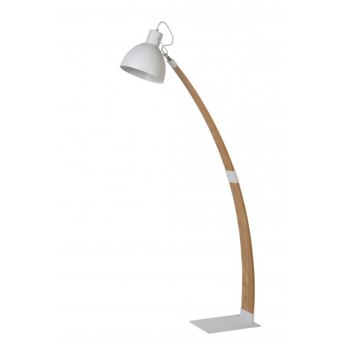 LUCIDE CURF Floor Lamp E27/60W White, stojací lampa - obrázek